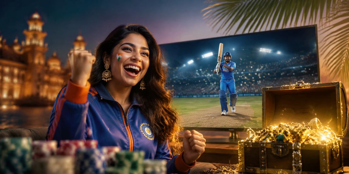 Vibrant cricket betting scene by the riverside in Lucknow city