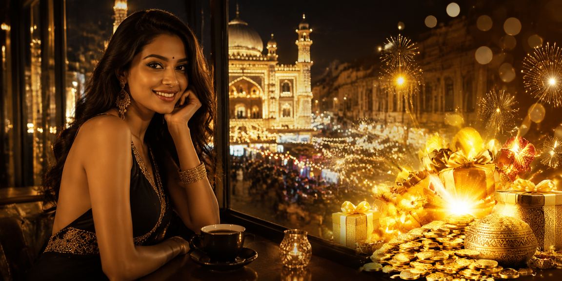 Lucknow old city Diwali festival casino entertainment